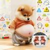 Креативные 3D наклейки на живот Милые наклейки с животными Расслабляющая наклейка Защитная наклейка от столкновений Подарки для вечеринки Домашний декор