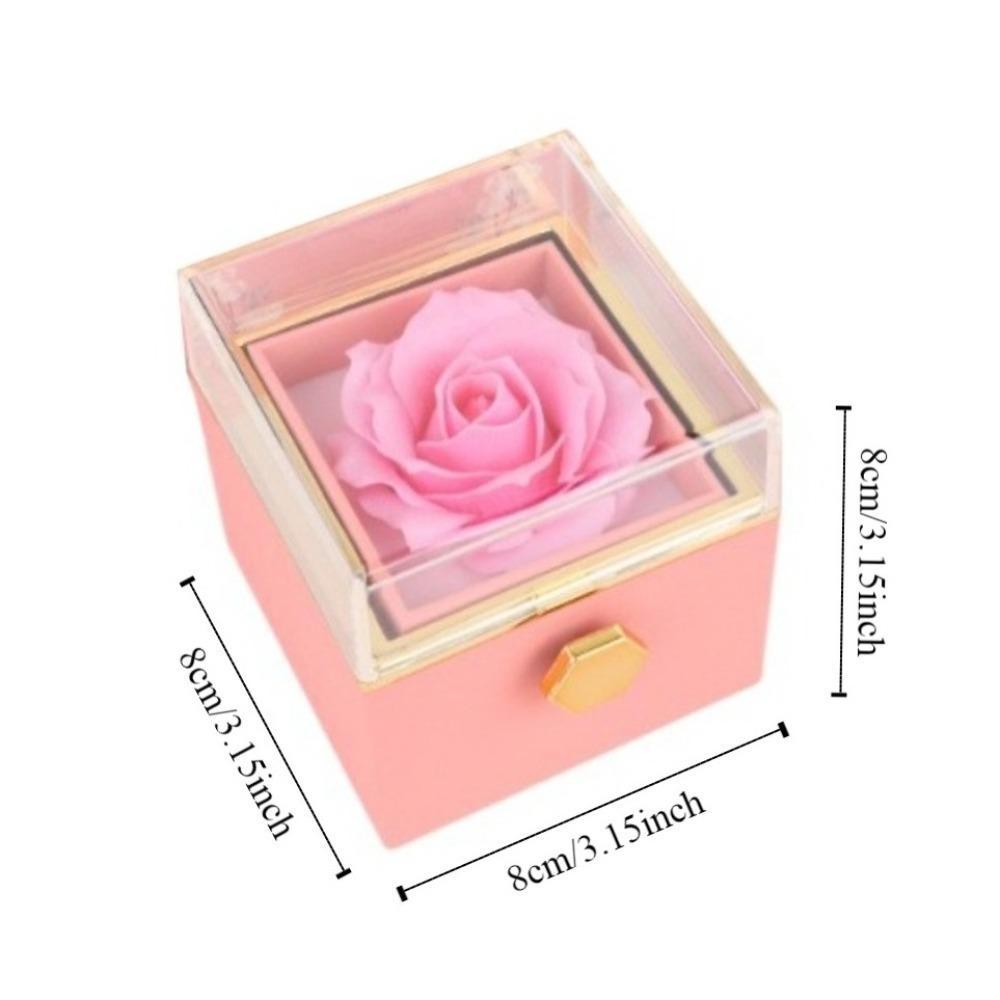 Eternal Rose Rose Jewelry Gift Box Ring Display Jewelry Display Rack for Girlfriend and Mom Gift