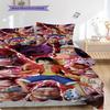 Adventure Awaits Explore World Anime Characters Threepiece Set 1 Duvet Cover 2 Pillowcase Without Core Bedding Set