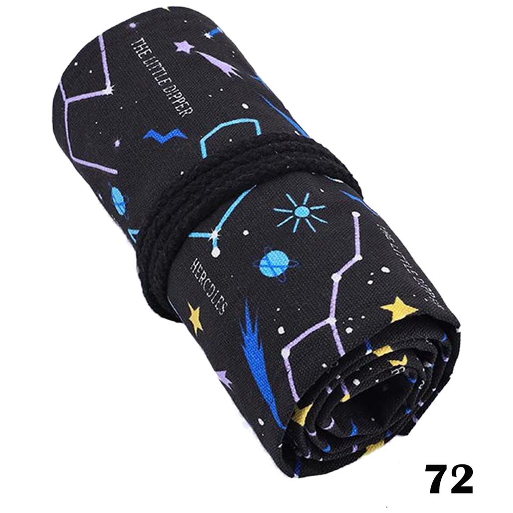 Складной пенал для карандашей, держатель для ручек, холщовая упаковка, сумки-органайзер, пенал, школьный пенал, чехол