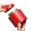 Embossed Portable Organizer Seal Tea Tin Box Cans Mini Tea Caddy Kung Fu Tea Sealed Can Dried Fruit Collection Packaging Storage