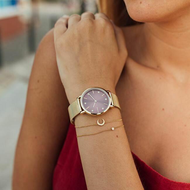 Chaussures - Millner Cosmos - Rouge - Doré - Modèle Hmi055