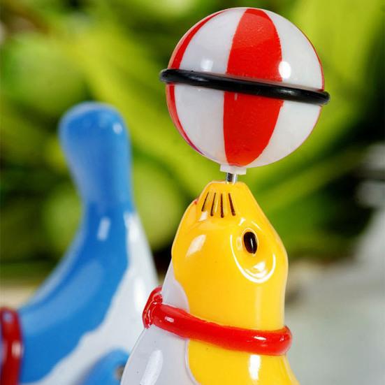 Wind-up Toy Interactive Kids Wind-up Seal Toy No Batteries Required Clockwork Winding Toy for Children
