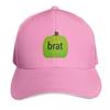 Brat Green Charli XCX Album Cap Fashion Casual Baseball Caps Adjustable Hat Hip Hop Summer Unisex Baseball Hats