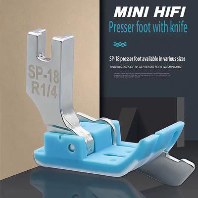1 шт. Пластиковая лапка Sp-18 для прижима края, встроенная прижимная лапка для плоской машины, пластиковая прижимная лапка для прижима края говяжьих сухожилий, швейные принадлежности