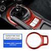For Subaru BRZ & Toyota 86 2013-2020 Real Hard Carbon Fiber Interior Trim Car Center Console Switch Button Cover Sticker