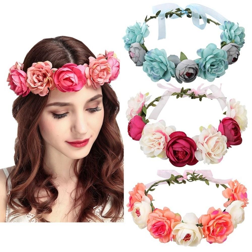 Bohemia Floral Headband Adjustable Princess Wreath New Bridal Garland Photo Props