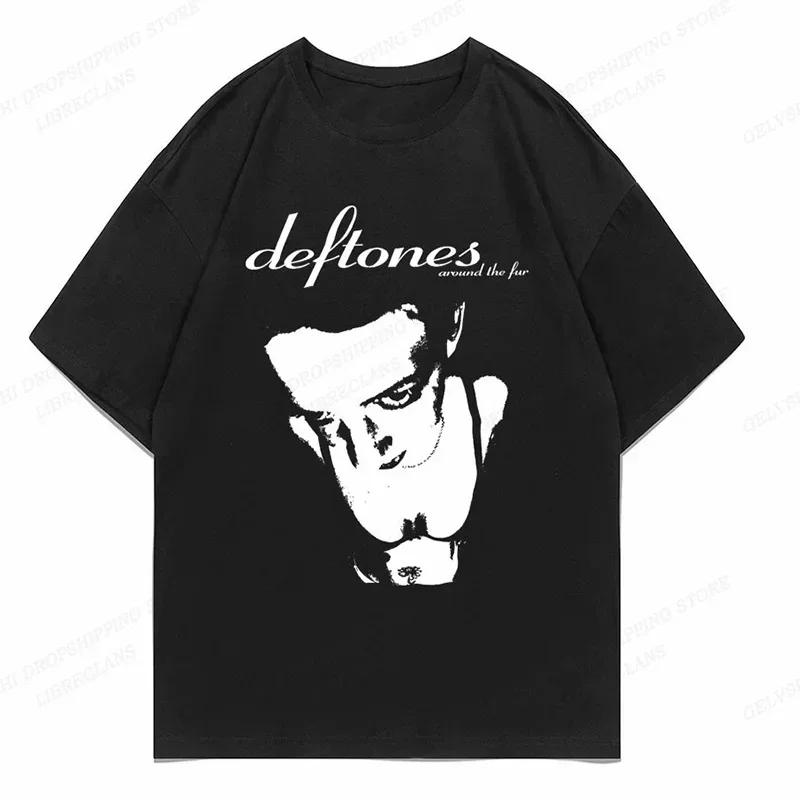 Женская футболка Deftones, милые модные топы с принтом, черная футболка, женская летняя футболка 90-х годов, футболка с рисунком для девочек, женские милые топы, футболка