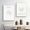Abstract Line Drawing Coffe Poster Funny Quotes Kitchen Decorative Paintings Canvas Nordic Wall Art Picture Home Cafe Decoration