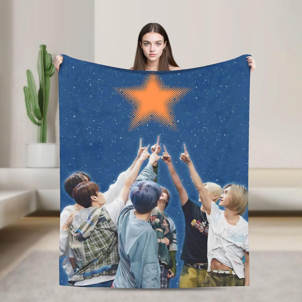 Мягкое Теплое Одеяло Дорожное Офисное RIIZING SOHEE Riize KPOP Плед Фланелевое Покрывало Для Улицы Модное Покрывало На Диван Кровать