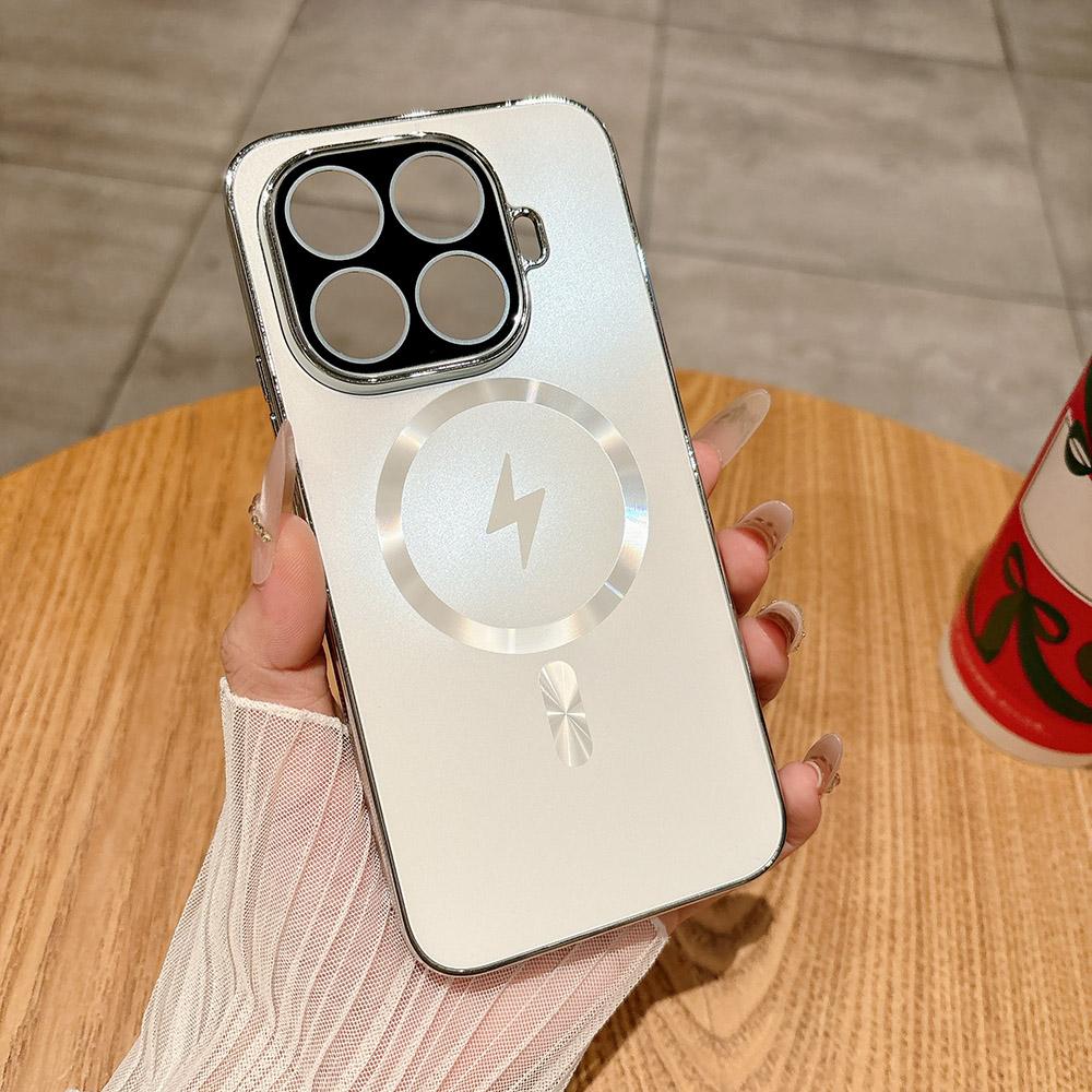 Чехол Mi 15T Mi15T Pro Роскошный Позолоченный Магнитный Чехол для Телефона Для Xiaomi Mi 15T Mi15T 15 T Pro 15TPro Беспроводная Зарядка Задняя Крышка