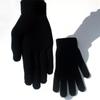 1 Pair Mittens Winter Warm Full Finger Gloves Thickened Unisex Outdoor Accessories Knitted Gloves