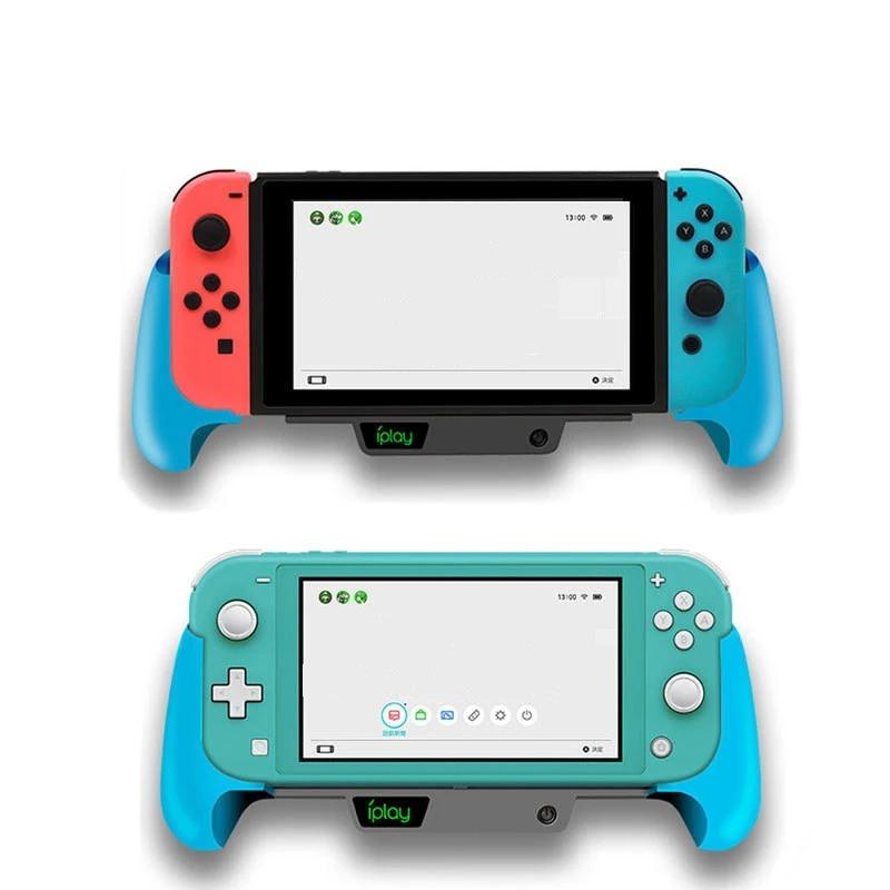 Cooling Charging Grip for Nintendo Switch & Switch Lite, 6000mAh Fan, Charger, Grip and Foldable Stand for Nintendo Switch NS Lite