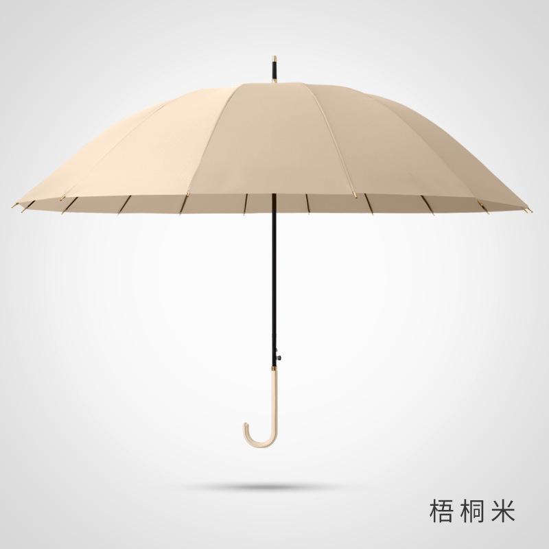 Зонт 16 костей зонт с длинной ручкой, литературный маленький свежий прямой зонт с рисунком