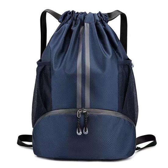 Спортивная сумка на шнурке, органайзер для футбола и баскетбола с отдельным отделением для обуви, вместительный водонепроницаемый рюкзак на шнурке