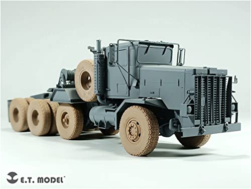 ET Model 1/35 Scale Modern US Army M911 C-HET (8x6) Tank Transport Truck with Weight-Deforming Tires for Meng Models, Plastic Model Parts P35-118