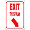 Винтаж Выход Вход Поворот Стрелка Металлические Оловянные Вывески Плакаты Пластины Настенный Декор для Баров Гараж Кафе Клубы Пабы Ретро Плакат Табличка