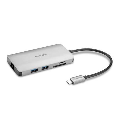 Мобильный хаб Kensington UH1400P K33820JP Серый USB-C 8-в-1