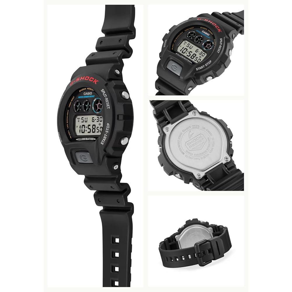 Casio G-Shock DW-6900U-1JF Men's Watch Black Durable Water Resistant Design