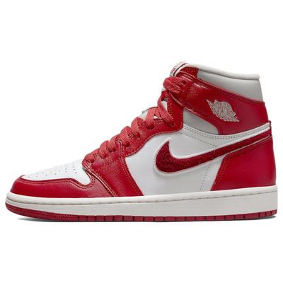 Женские кроссовки Air 1 High OG Newstalgia Chenille Red Light-Iron-Ore Varsity-Red DJ4891-061