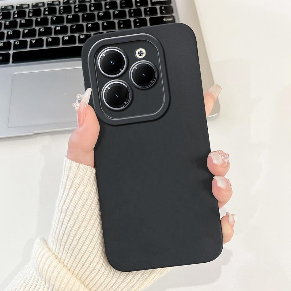 Для Infinix Hot 40 40i 40Pro Красивый Чехол для Телефона с Рисунком Розы и Бантом Для Infinix Hot40 40 Pro 40i Мягкие Силиконовые Ударопрочные Чехлы