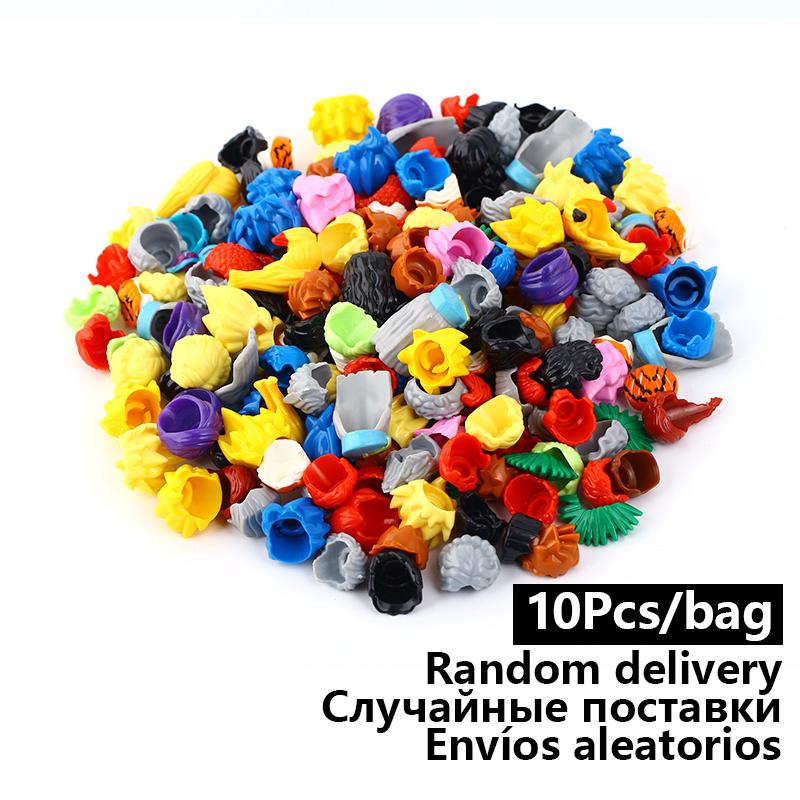 Случайные детали блоков, совместимые с фигурками, военное оружие, пистолет SWAT, набор для моделирования волос, сделай сам, строительные блоки, детские игрушки для детей