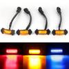 4Pcs/Set Red Blue Amber LED Front Grille Lighting For Car 2016-up Toyota Tacoma w/TRD Pro Raptor-style Grille Light DRL Parking Lights 12V