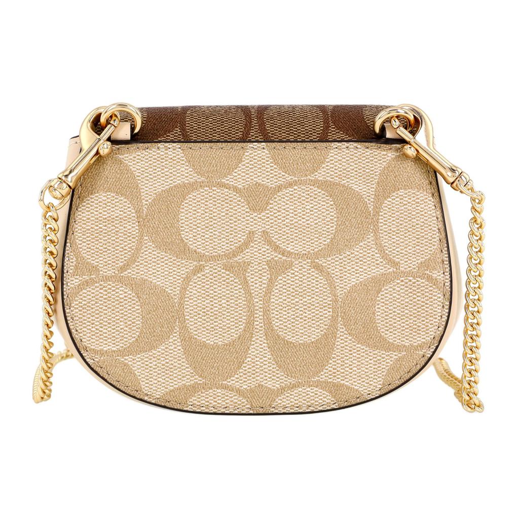 Новая парусиновая сумка-седло COACH Morgan с кожаной отделкой, кроссбоди, на плечо, женская, хаки, CJ541-IMU4V