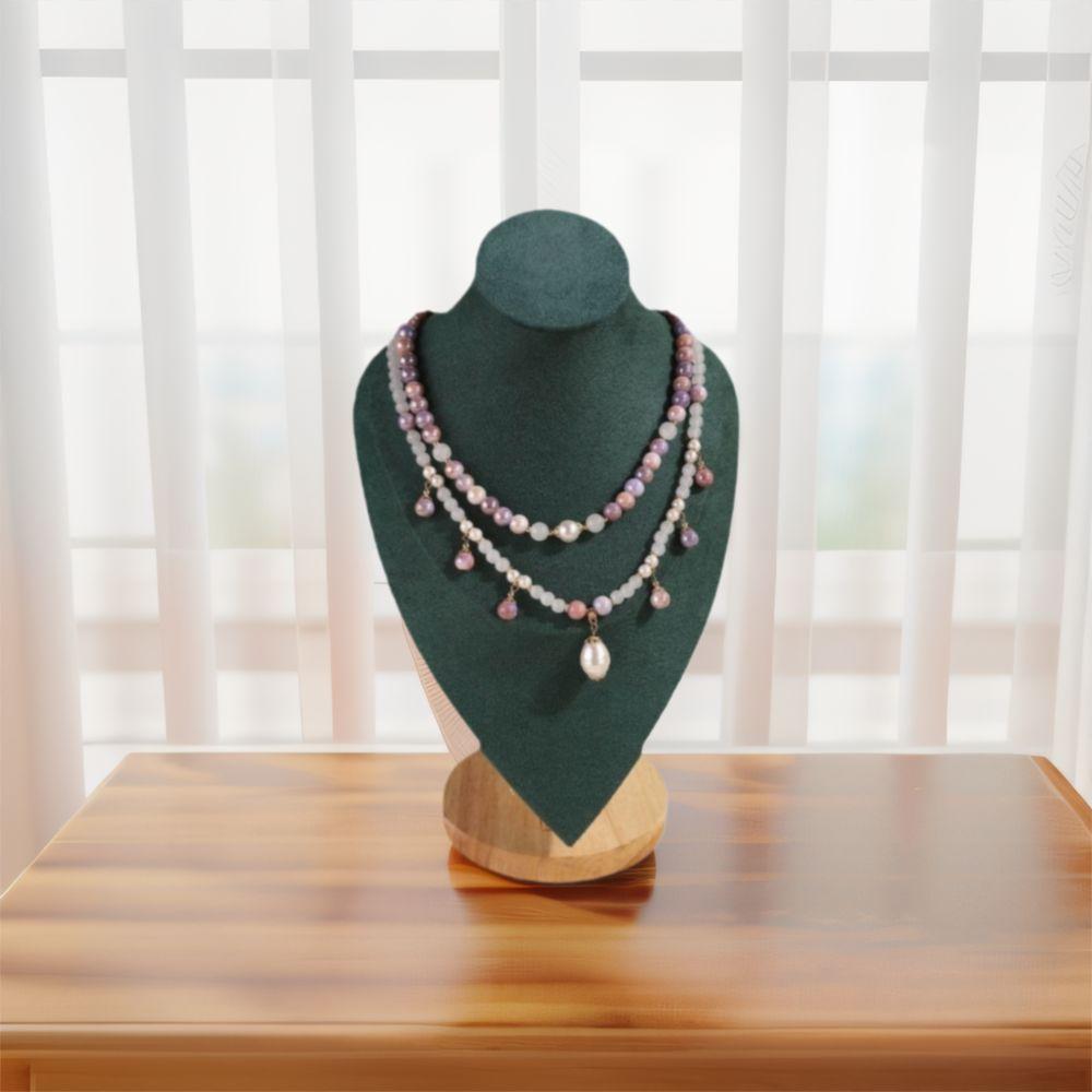 Модное красочное хрустальное ожерелье, милый браслет-цепочка, ювелирные изделия, цепочка для ключиц, жемчужные украшения