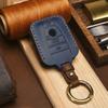 Сменный чехол для ключа автомобиля, автозапчасти, синий/коричневый держатель, корпус