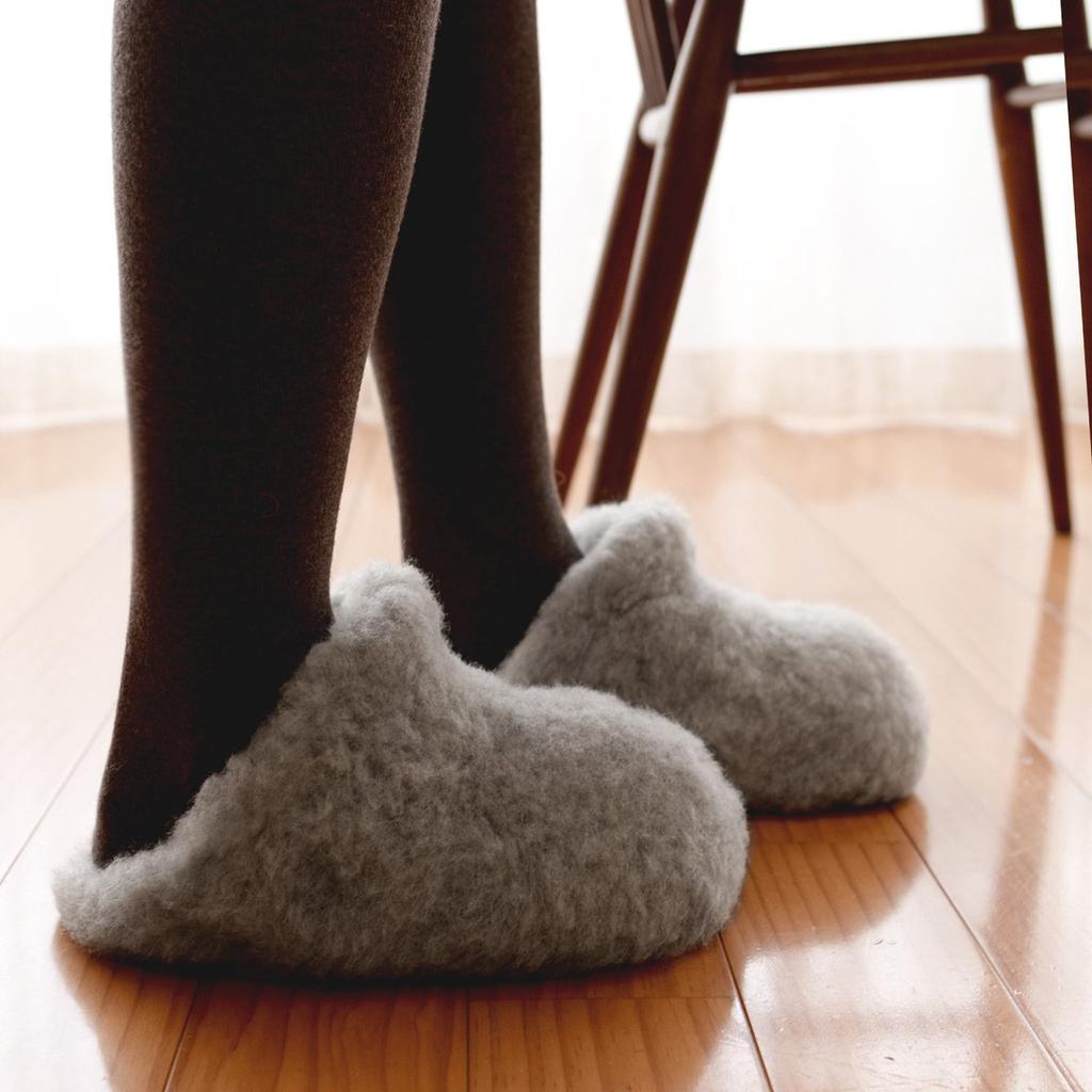 Coldbreaker Толстая Натуральная Шерсть Комнатные Сделано в Без размера Средний Женские 100% Обувь, Польша, Каблук, 37/38 (24см), Коричневый,