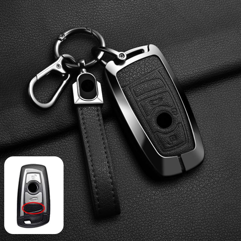 Interior Mouldings Car Zinc Alloy Key Case Cover Holder For BMW F30 F20 F10 F18 F22 F01 X3 X4 F06 F02 M3 M5 Protector Auto Keych