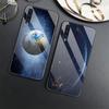 Cosmic Earth Case For Samsung Galaxy A52 A71 A72 A70 A73 A53 A13 5g A03 A22 A21s A03 Core A42 Tempered Glass Cover Capinha