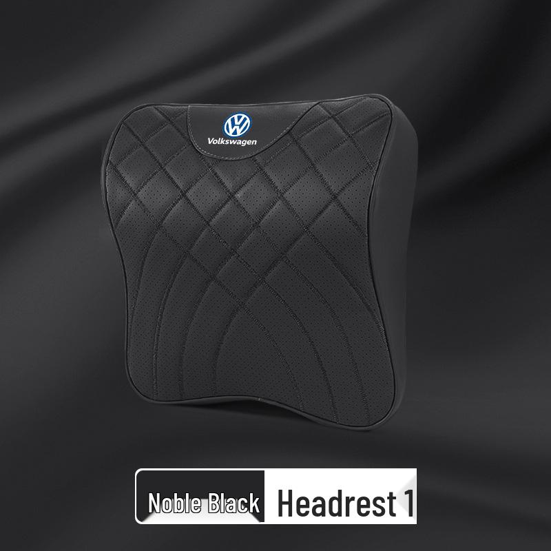 Volkswagen Car Headrest & Lumbar Support Pillow for Sagitar, Lavida, Passat, Bora, Tavendor, Magotan - Neck Protection
