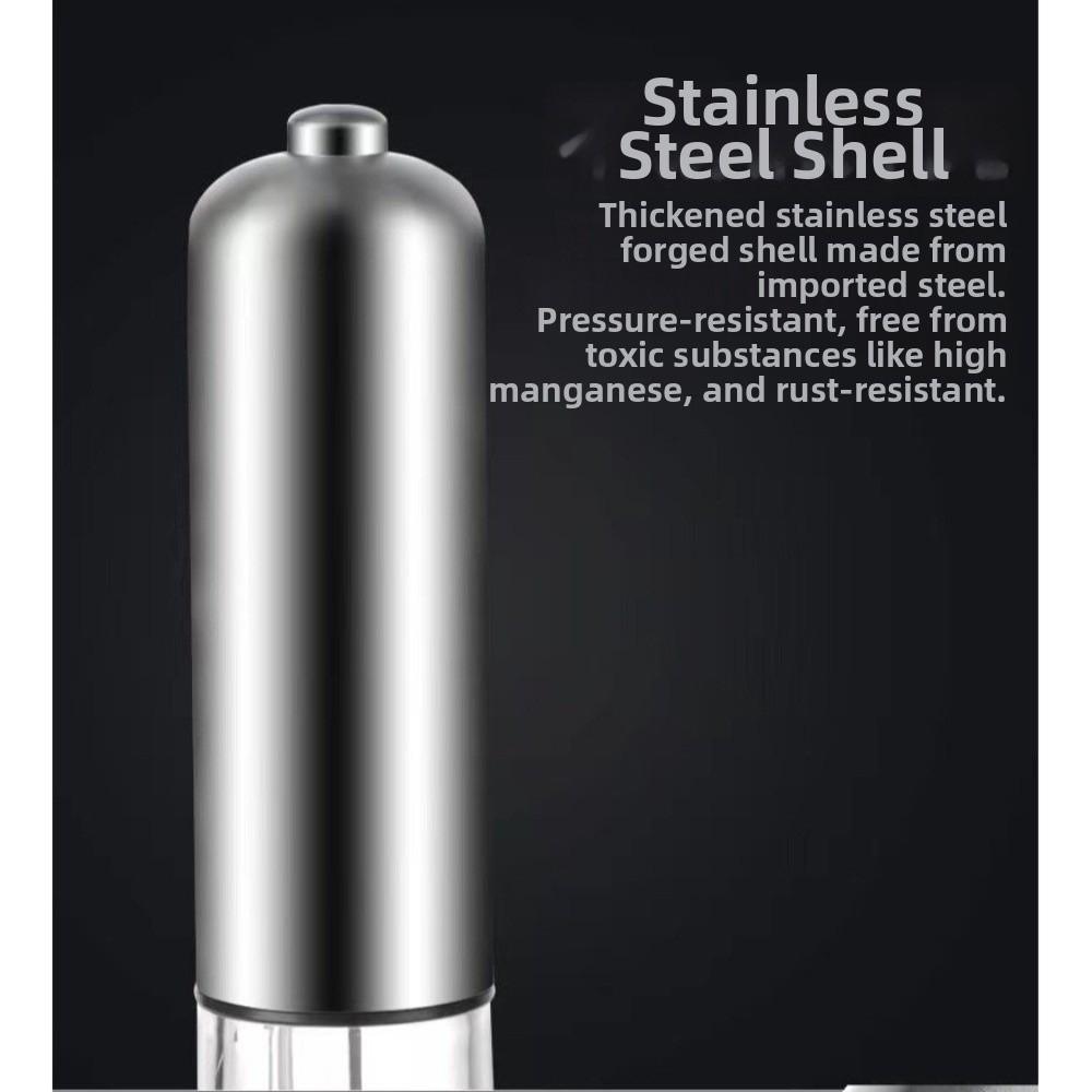 Viewable Electric Salt Pepper Grinder One Handed Operation Pepper Grinder  Kitchen