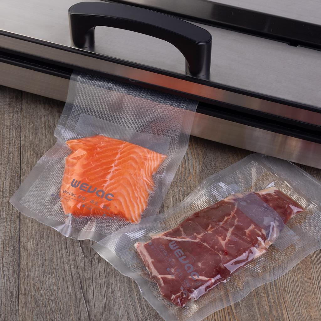 Вакуумная упаковка Wevac 100 штук Shinku Pack Vacuum Easy для собачьего корма Низкотемпературная вакуумная упаковка Вакуумные пакеты для коммерческого домашнего использования, 15x25 см,