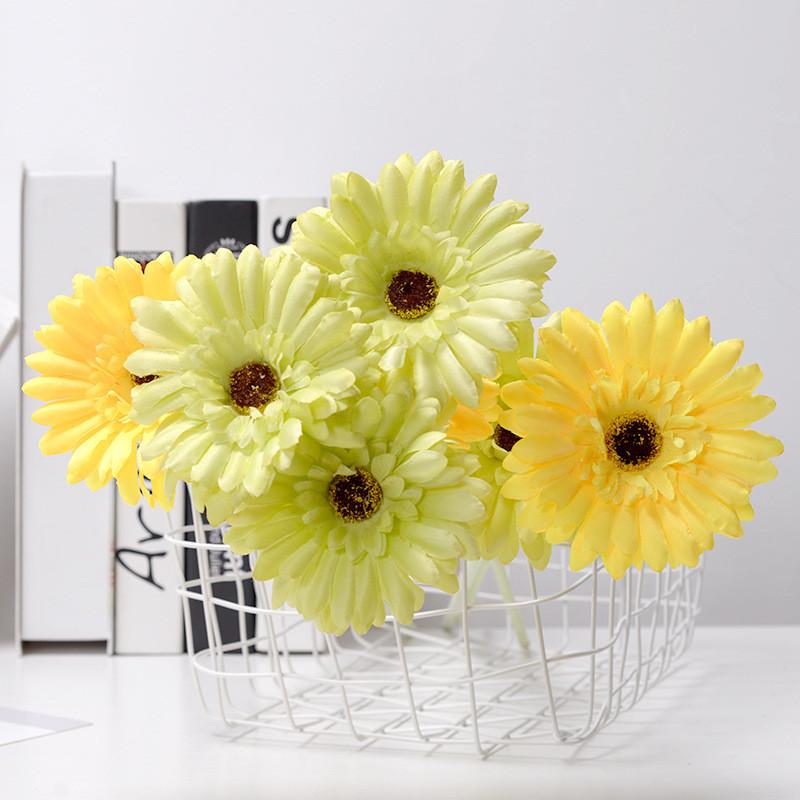 Bolus Jamesonii Gerbera Flower Artificial Plant Ornament For Decor Home