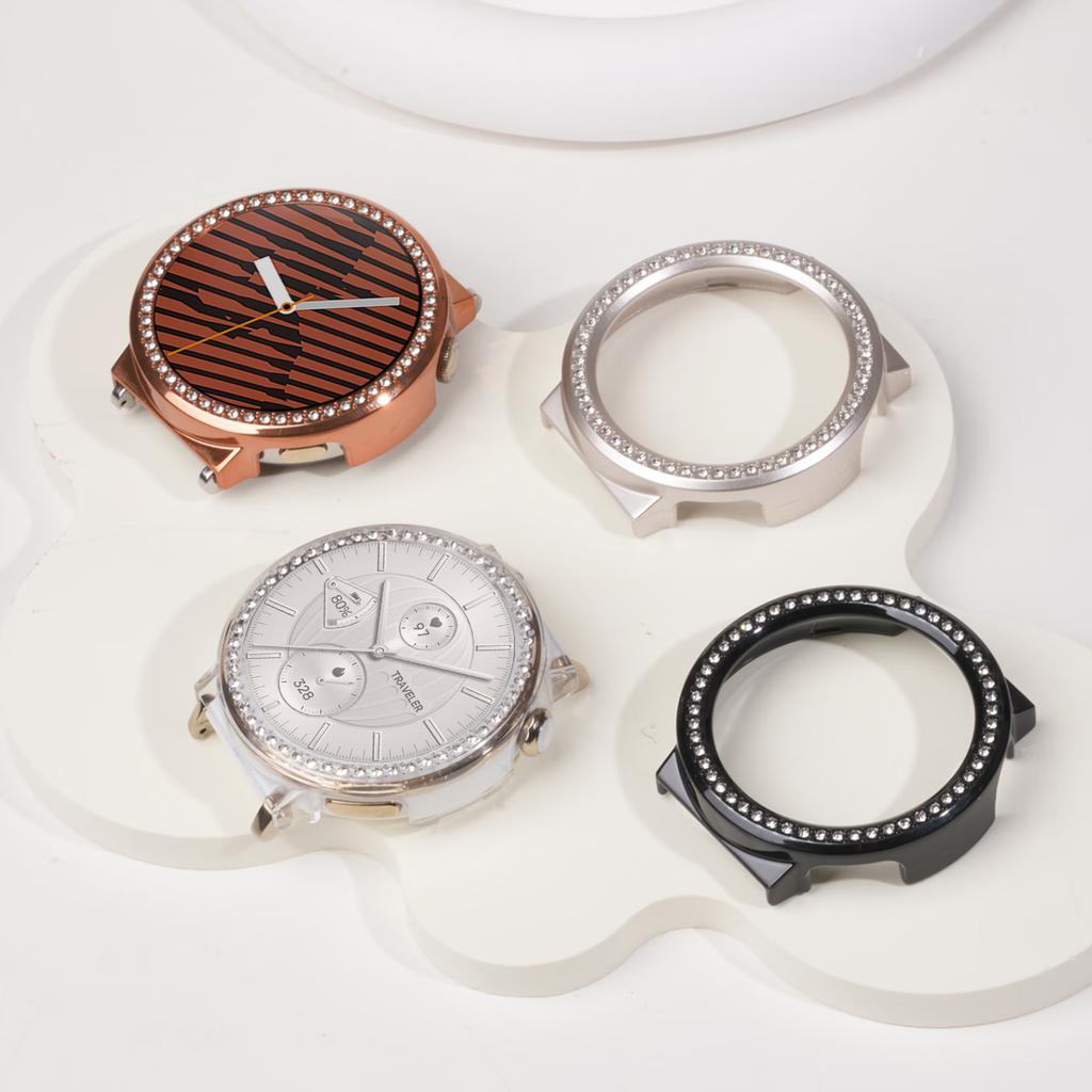 PC Hollow Case Frame for Huawei Watch GT6 41mm  Diamond Crystal Bumper Protector for GT5 41mm Shell Accessorie