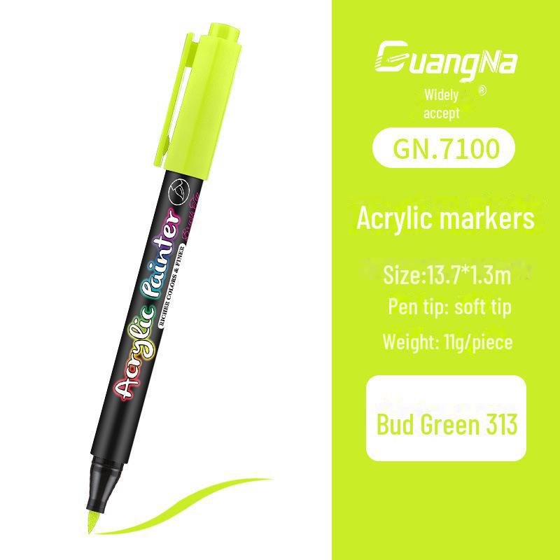 Acrylic Water-Based Paint Marker Pen for DIY, Graffiti, Body Painting - Soft Head Hand Account Painting Pen