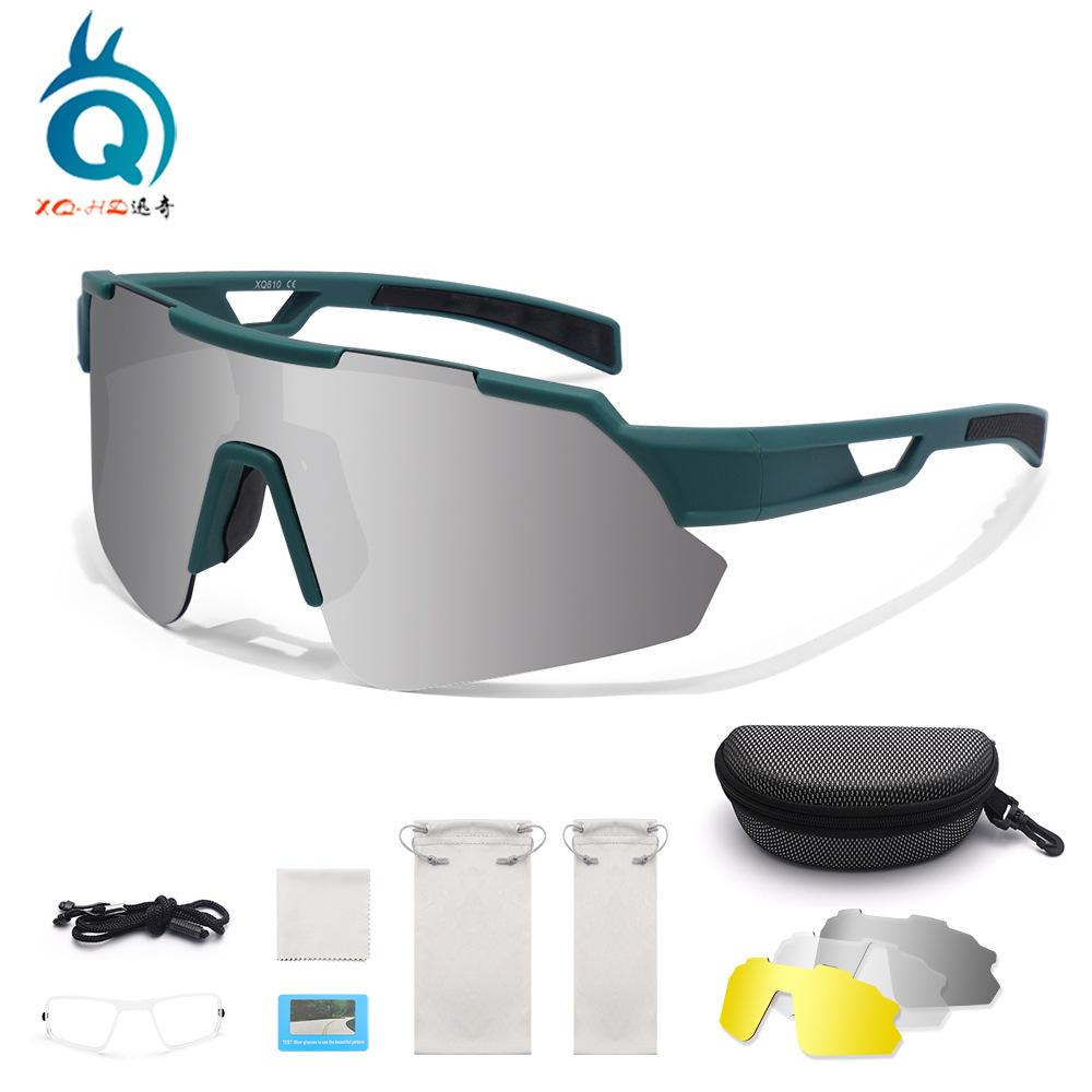 European and American cycling glasses, outdoor sports polarized glasses, running sports sunglasses, mountain bike goggles, windproof glasses