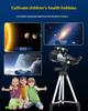 F30070 Professional Entry-Level Low-Light HD Astronomical Telescope for Kids and Beginners - Portable Outdoor Stargazing Night Vision