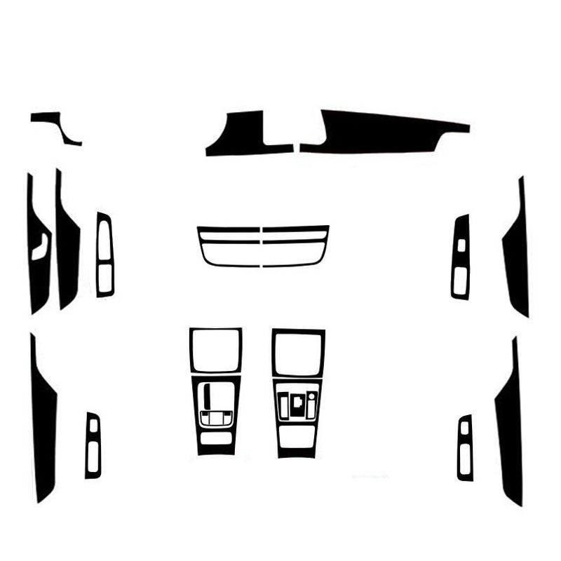 BYD Song MAX 19-20 Carbon Fiber Interior Center Console Anti-Scratch Sticker.