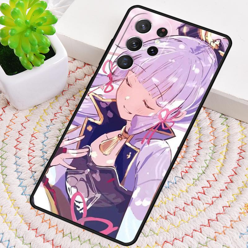 Чехол для телефона Genshin Impact Kamisato Ayaka из силикона для Samsung Galaxy note 10 pro S26 S24 S23 S22 S21 Plus S25Ultra Capa Cover