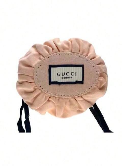 Gucci Розовая косметичка с завязками
