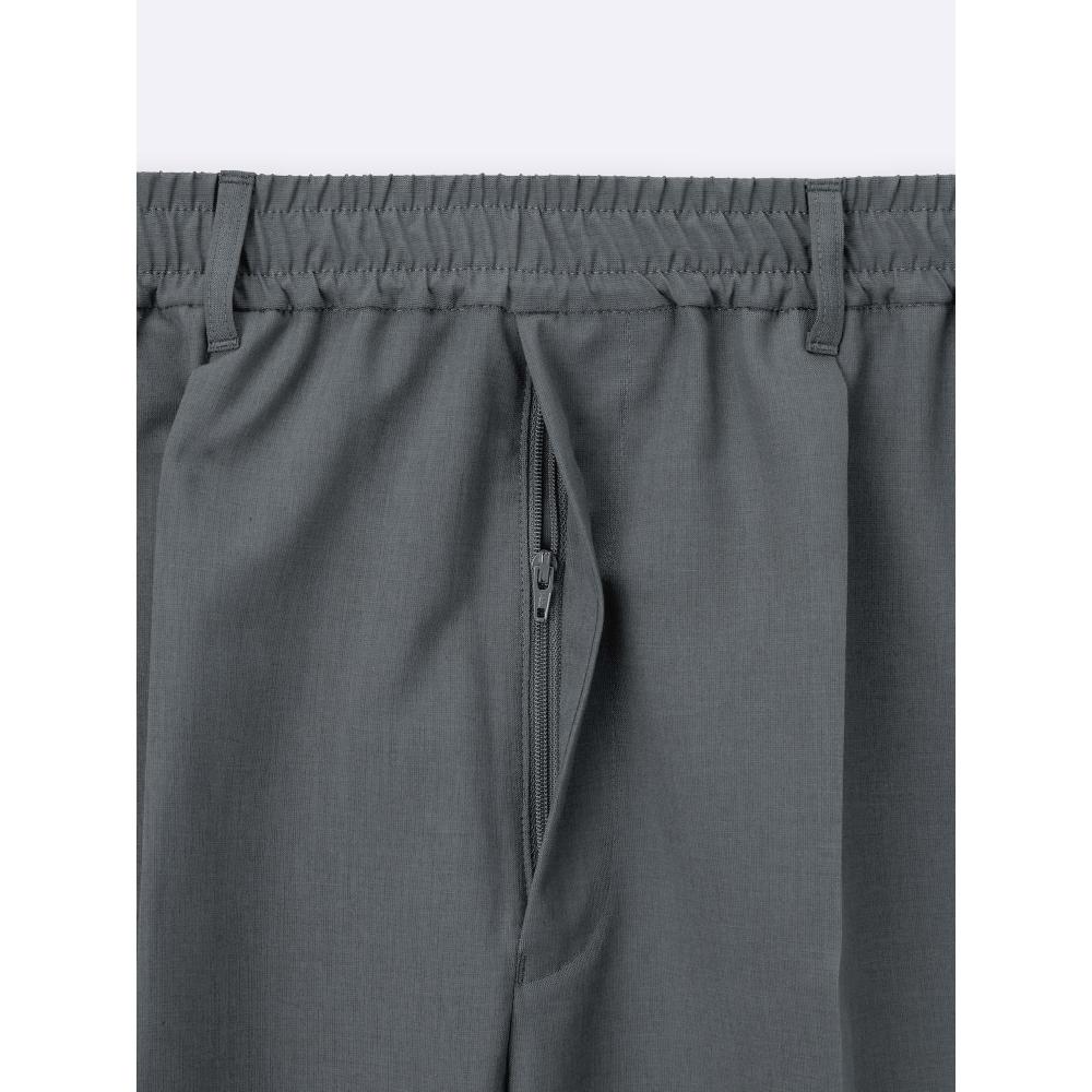 GU by Uniqlo Брюки Dry Tuck Wide Easy стандартной длины 67,5–71,5 см 