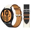 Кожаный ремешок 20 мм 22 мм для Samsung Galaxy Watch 7/6/5/pro/4/Classic 44 мм 40 мм Браслет Ремень Huawei GT-6-5-4-3-2-Pro 46 мм Ремешок