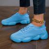 Women Sneakers Breathable Casual Lace-up Vulcanized Shoes Mesh Ladies Platform Sneakers Female Shoes Plus Size Zapatos De Mujer
