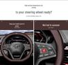 Genuine Leather Steering Wheel Cover for Haima M2/M3/M6/M8/S5/S7 - Non-Slip, All-Season Universal Fit