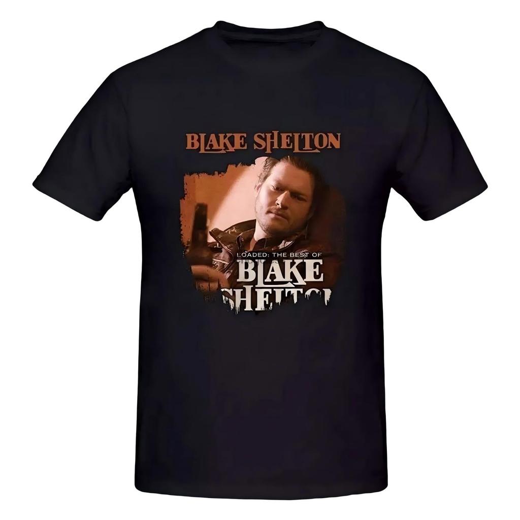 Blake Shelton Loaded The Best of Album Black T-Shirt