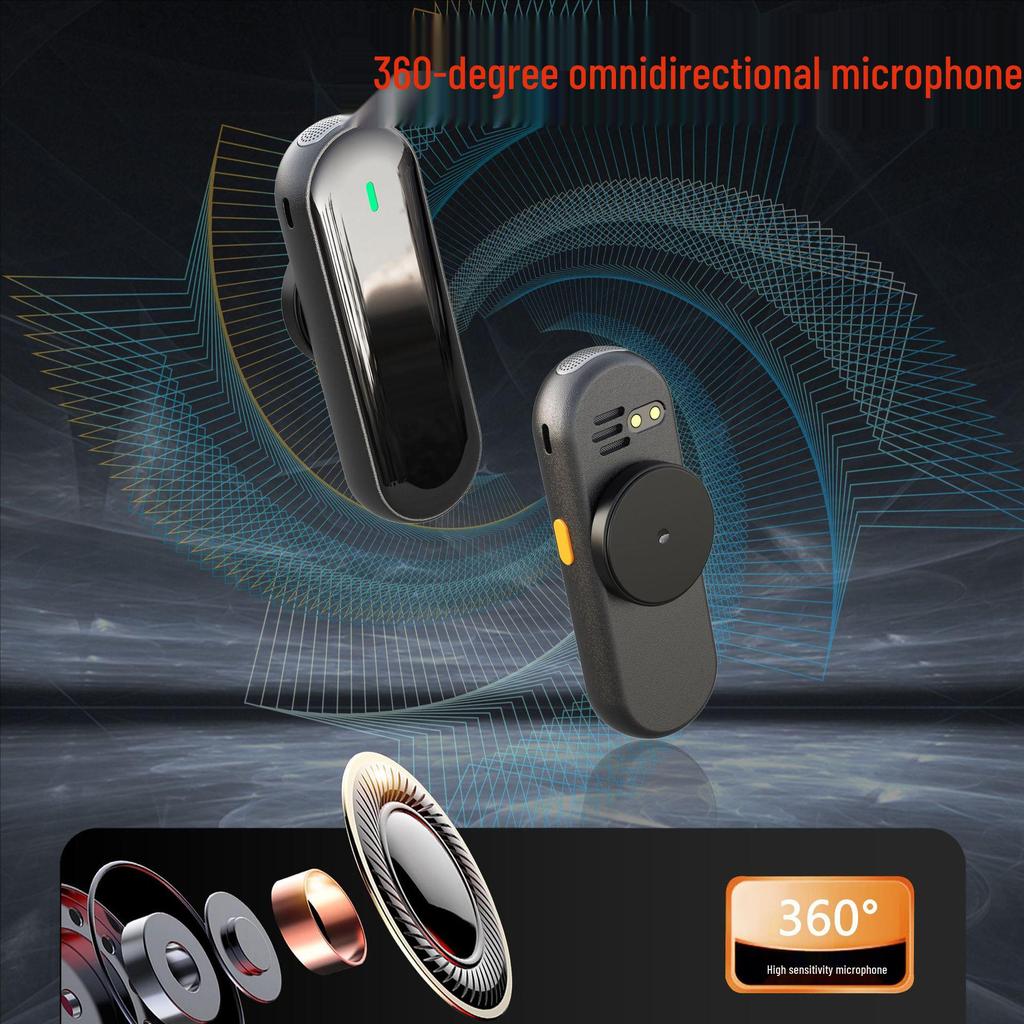 Беспроводной петличный микрофон Little Bee с 4-м поколением ИИ с защитой от обратной связи для учителей, экскурсоводов и тренеров